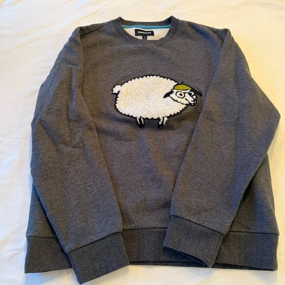 Bonobos Critter Crewneck Sweatshirt Sheep/Lamb - Picture 2 of 4